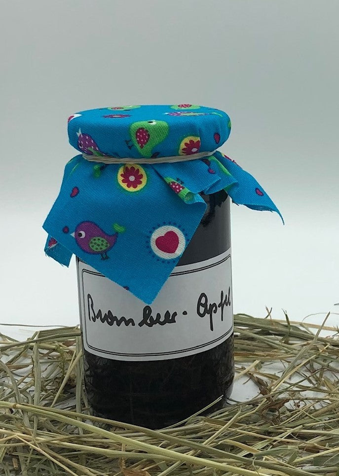 Brombeer-Apfel-Konfitüre 250 g von Hof Stegerhoff