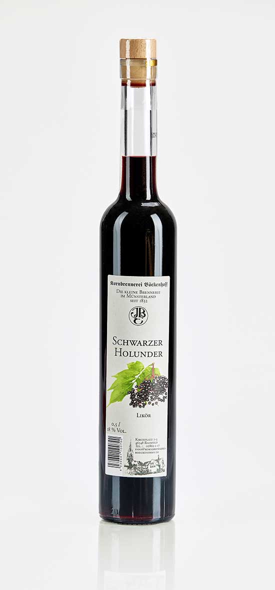Schwarzer Holunder 18% Vol von Kornbrennerei Böckenhoff