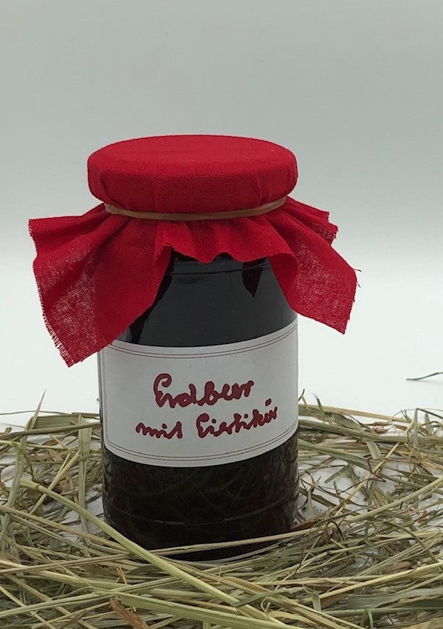 Erdbeer-Eierlikör-Konfitüre 250 g von Hof Stegerhoff