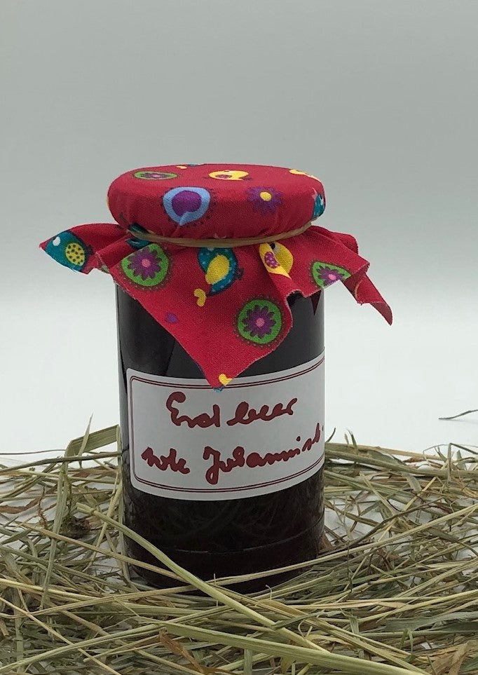 Erdbeer-Rote Johannisbeer-Konfitüre 250 g von Hof Stegerhoff