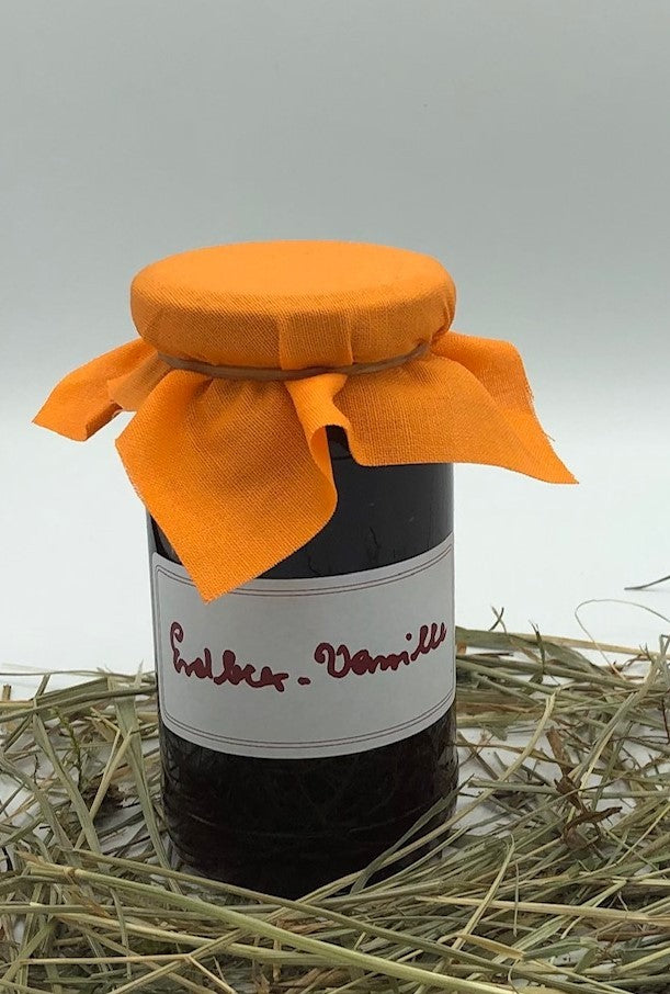 Erdbeer-Vanille-Konfitüre 250 g von Hof Stegerhoff