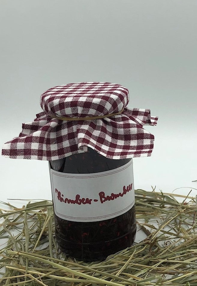 Himbeer-Brombeer-Konfitüre 250 g von Hof Stegerhoff