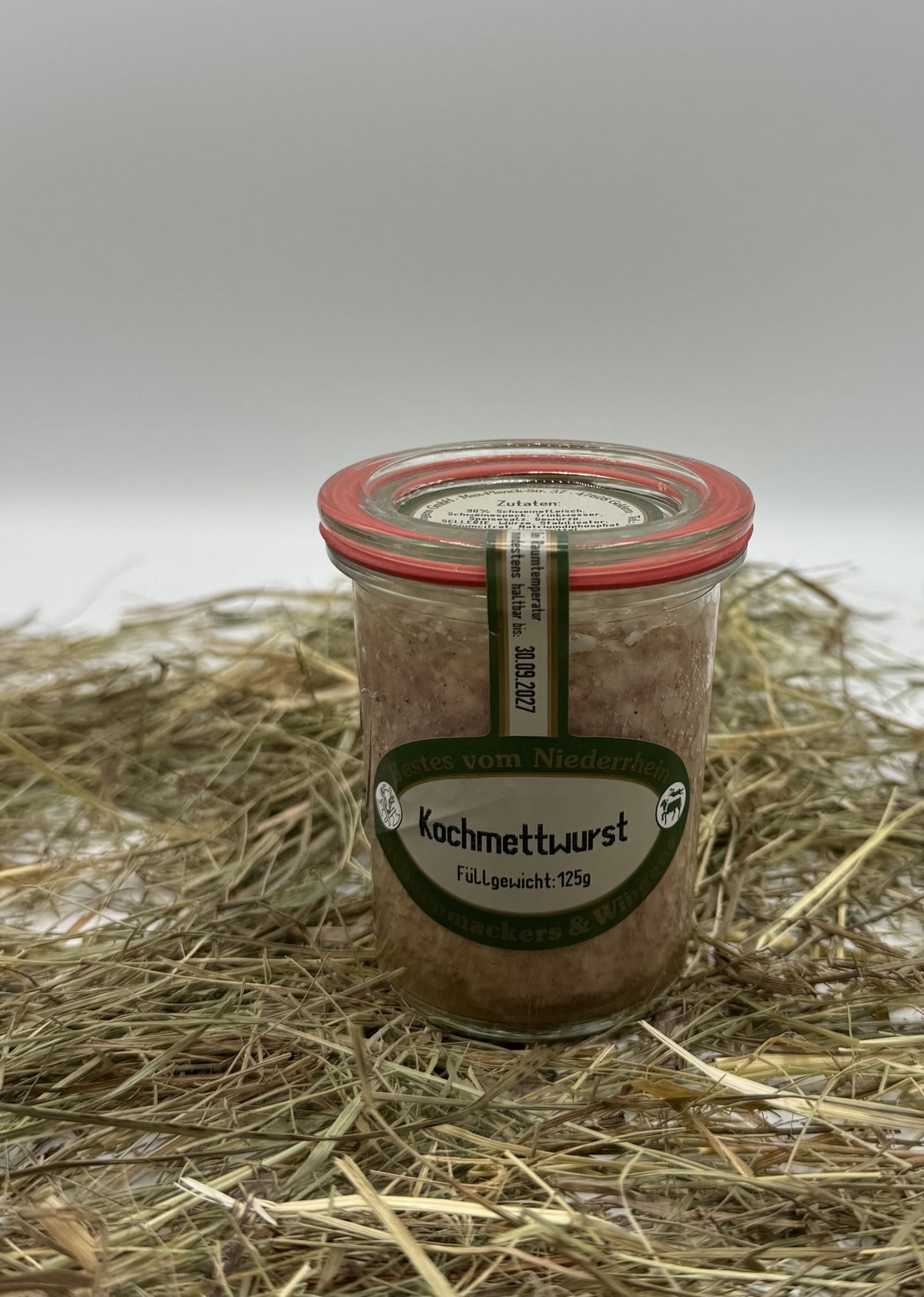 Kochmettwurst 125g von Hof Stegerhoff