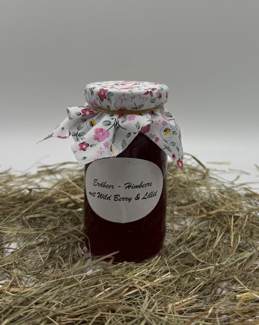 Erdbeer-Himbeer mit Wild Berry & Lillet 250g von Hof Stegerhoff