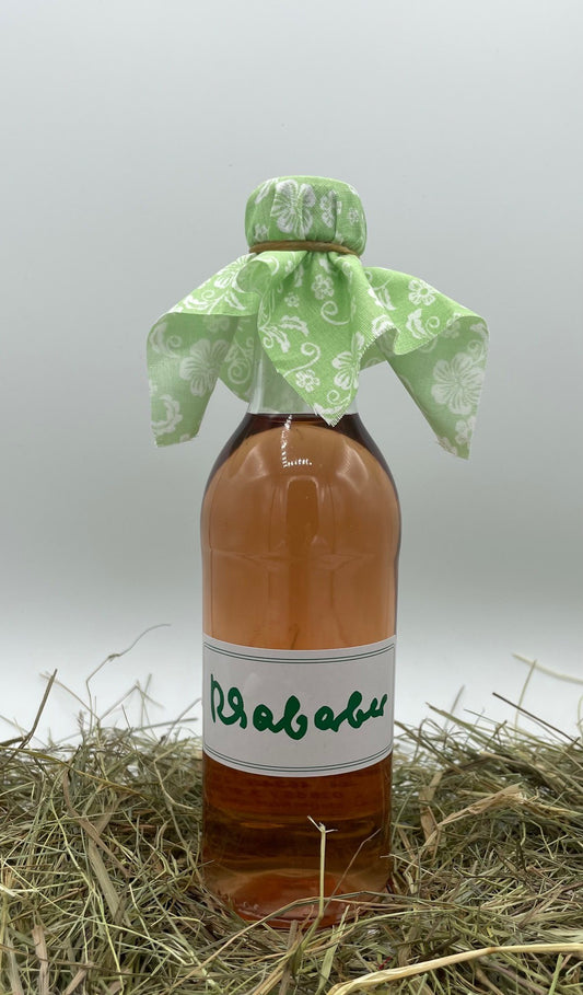 Rhabarber-Sirup 0,25 l von Hof Stegerhoff