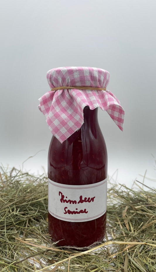Himbeer-Sauce 0,25 l von Hof Stegerhoff