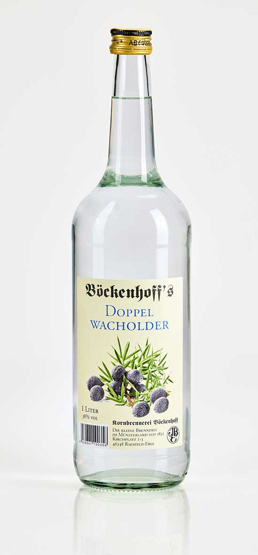 Doppelwacholder 38% Vol von Kornbrennerei Böckenhoff