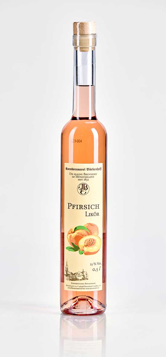 Pfirsichlikör 20% Vol von Kornbrennerei Böckenhoff