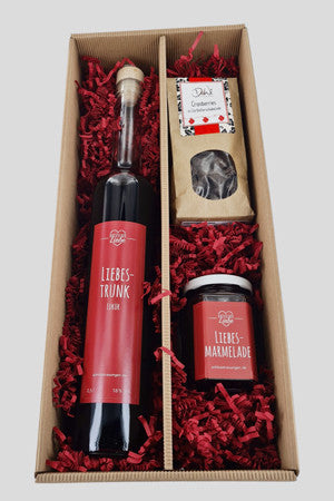 verliebt, verlobt, verheiratet......Geschenksortiment 25 von Kornbrennerei Böckenhoff