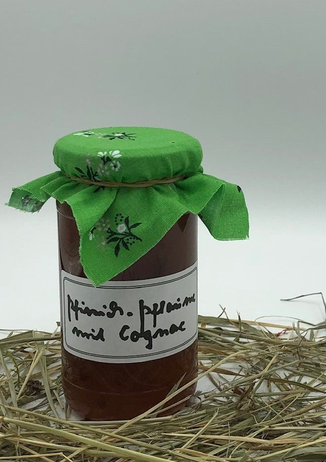 Pfirsich-Pflaume-Cognac-Konfitüre 250 g von Hof Stegerhoff