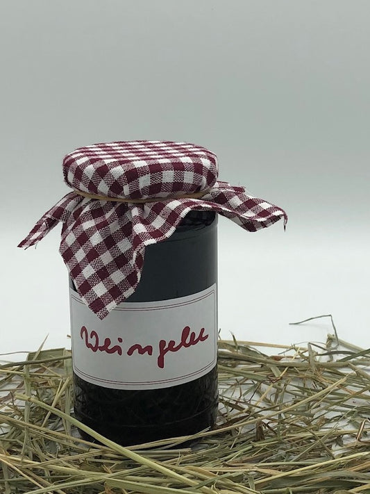 Rotwein-Gelee 250 g von Hof Stegerhoff