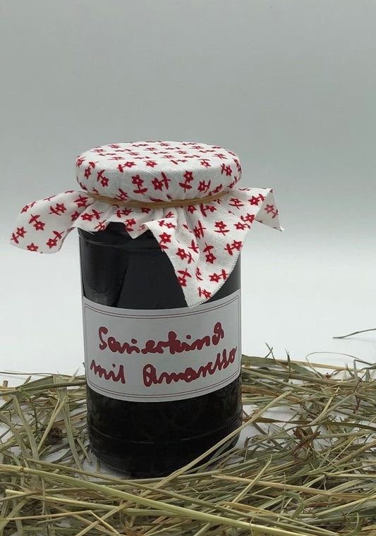Sauerkirsch-Amaretto-Konfitüre 250 g von Hof Stegerhoff